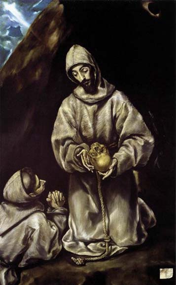 St Francis and Brother Leo Meditating on Death